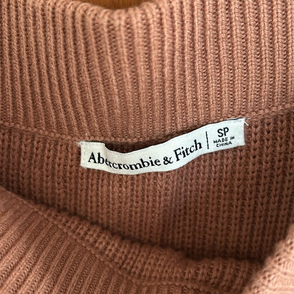 Abercrombie dusty rose knit 90s sweater midi skirt with side slit size SP - Picture 3 of 5